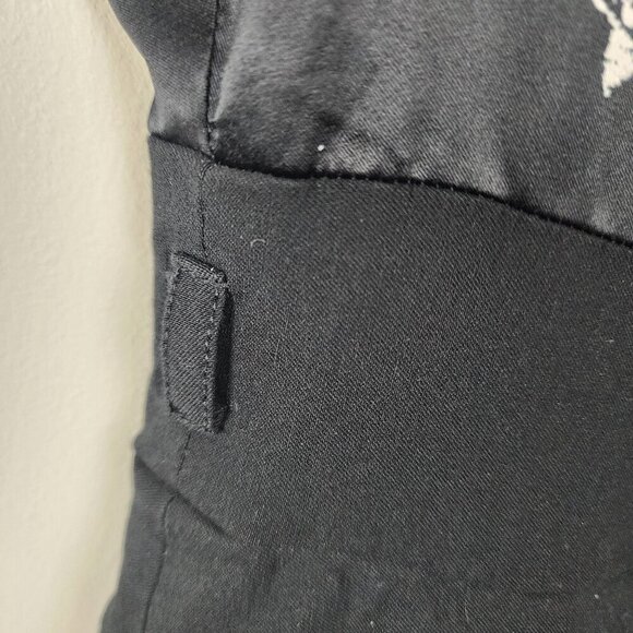 Torrid peplum dress sz 18 plus size women black faux wrap satin top no belt - Picture 4 of 13